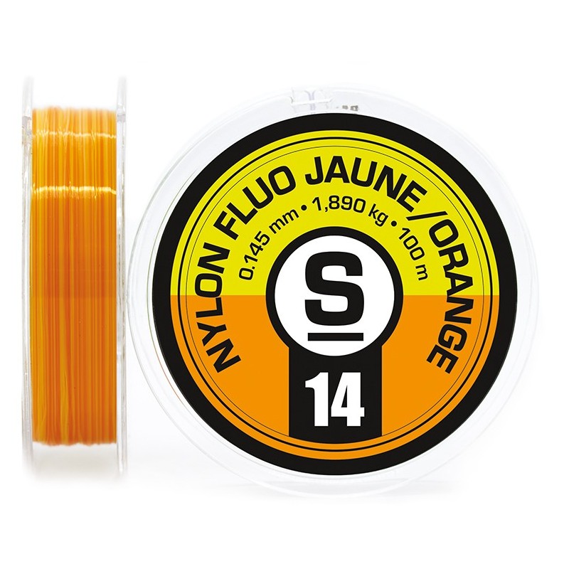 Nylon fluo Orange-Jaune