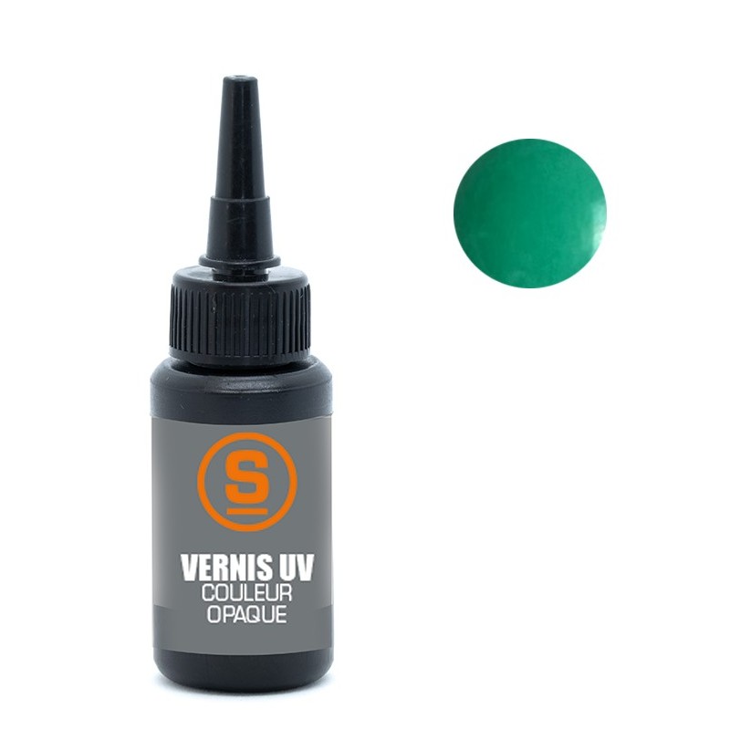 green UV varnish