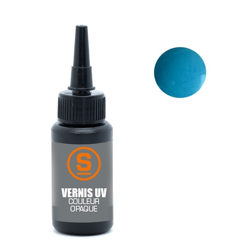 Vernis UV bleu