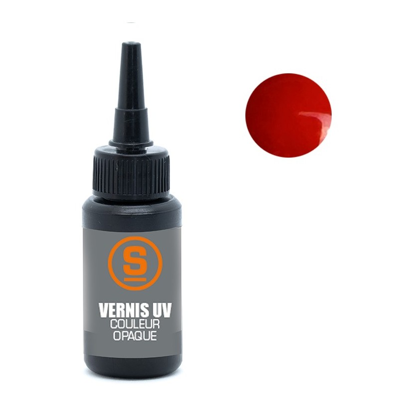 red UV varnish