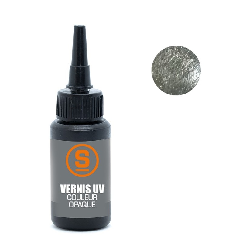 silver UV varnish